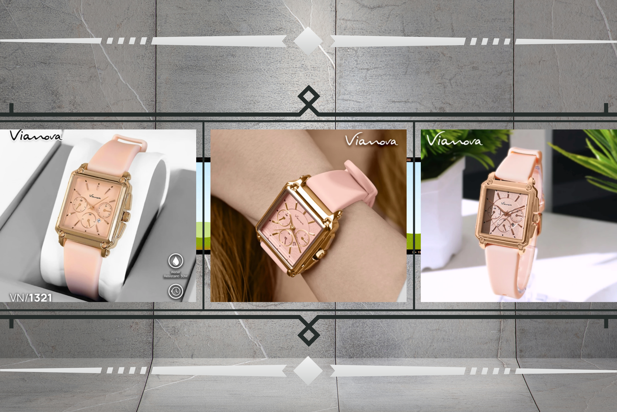 Jam Tangan Water Resistant VIANOVA VN/1321: Desain Mewah, Tahan Air, dan Akurat images