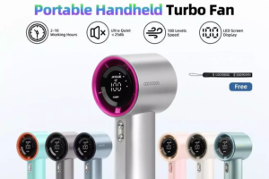 Kipas Angin Portabel Turbo: Sejuk Maksimal, Gaya Minimalis, Tenang Sepanjang Hari