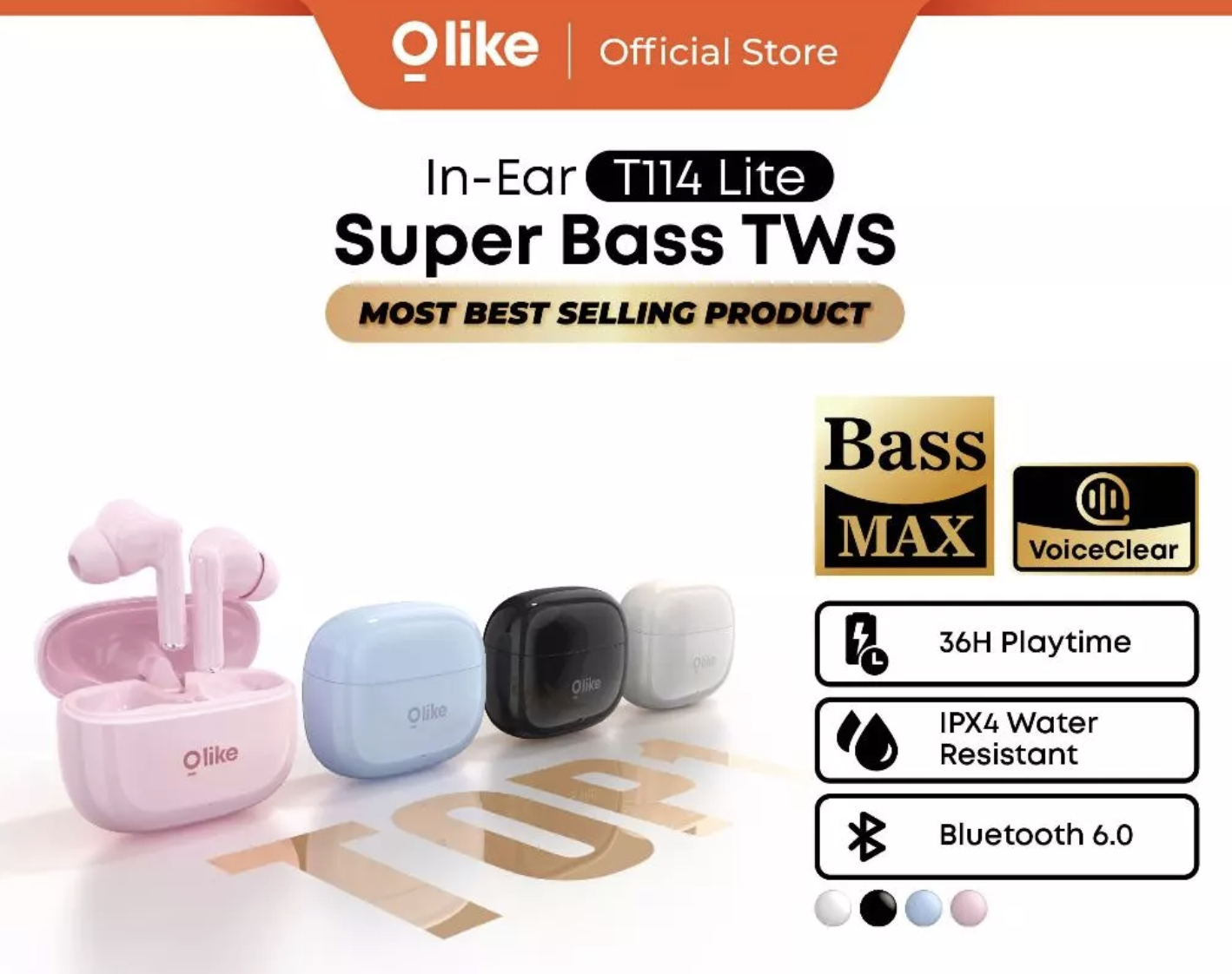 OLIKE TWS Bass T114: Solusi Audio Murah Berkualitas images